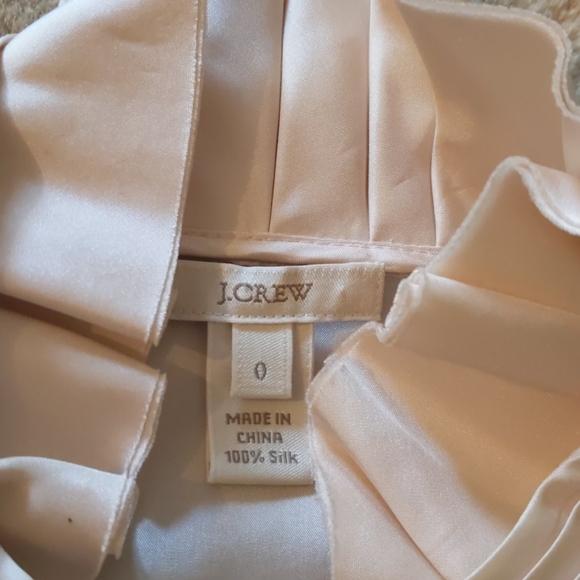 Light Pink Silk Sleeveless Dress Shirt by JCrew - Picture 5 of 9